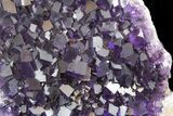Purple, Cubic Fluorite Plate - Cave-in-Rock, Illinois #35711-6